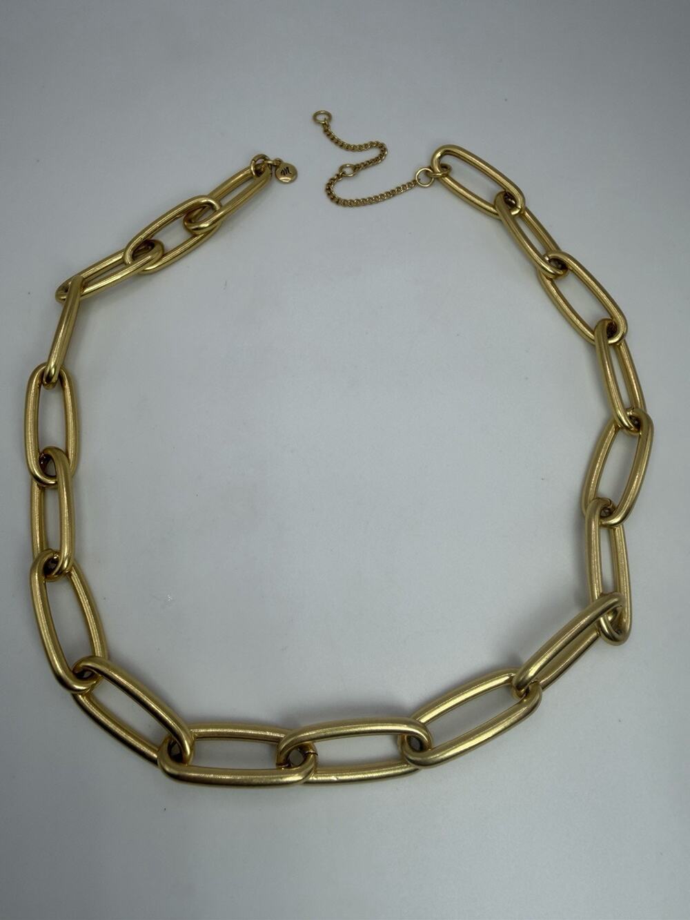 Madewell Chunky Chain Link Necklace Gold Tone - NO CLASP